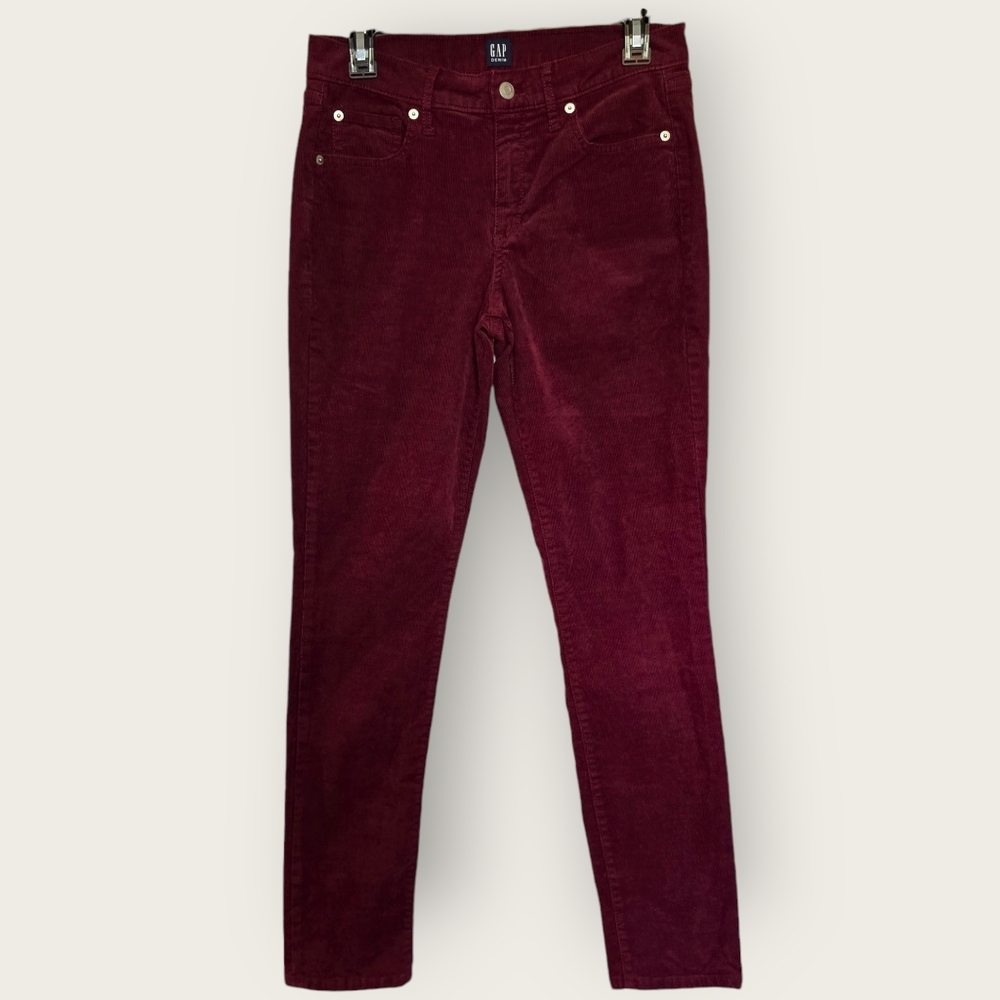 Vintage Red Corduroy Pants - GAP - Size 27L (Women’s)
